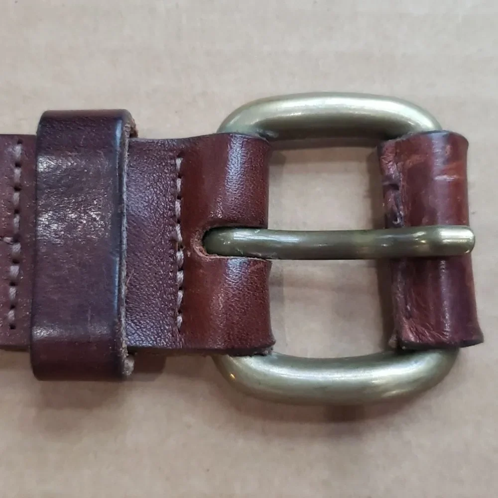 Abercrombie & Fitch Belt Men's S  Brown 1.5